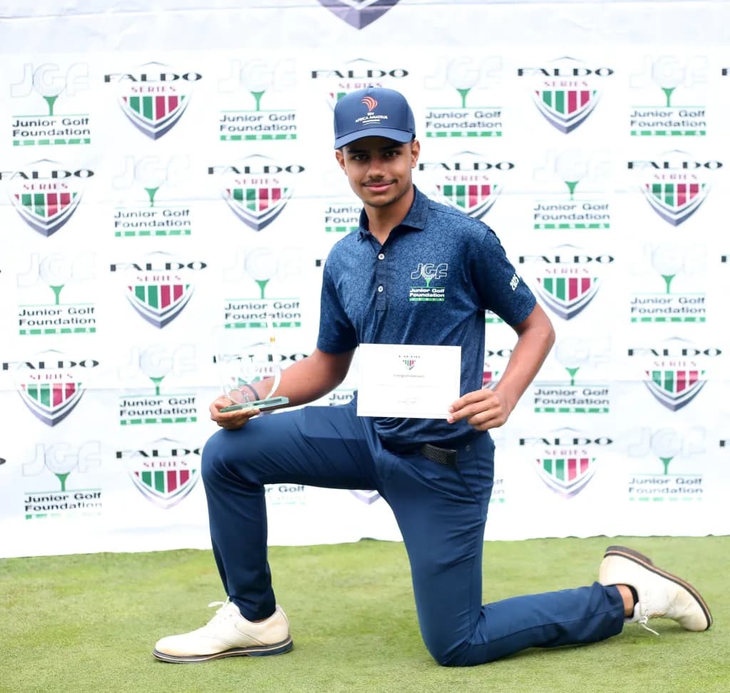 Tsevi Soni crowned overall champion of the 5th NCBA Faldo Junior Tour Kenya Golf championship